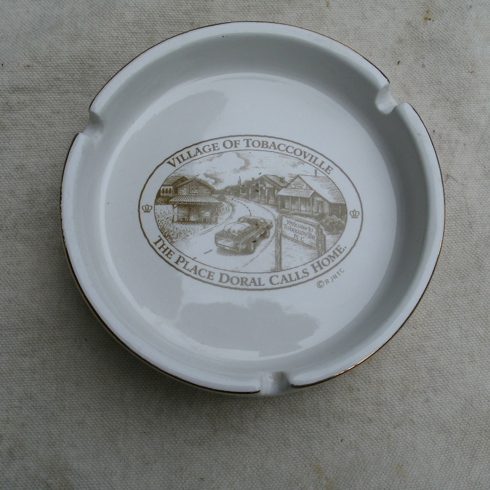 Doral Village of Tobaccoville NC ashtray